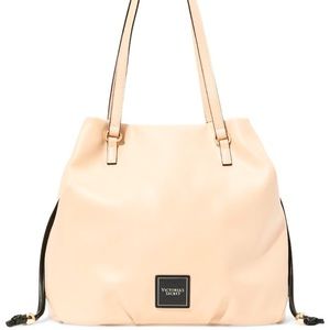 Victoria's Secret Women's Cream Cinch Top Tote